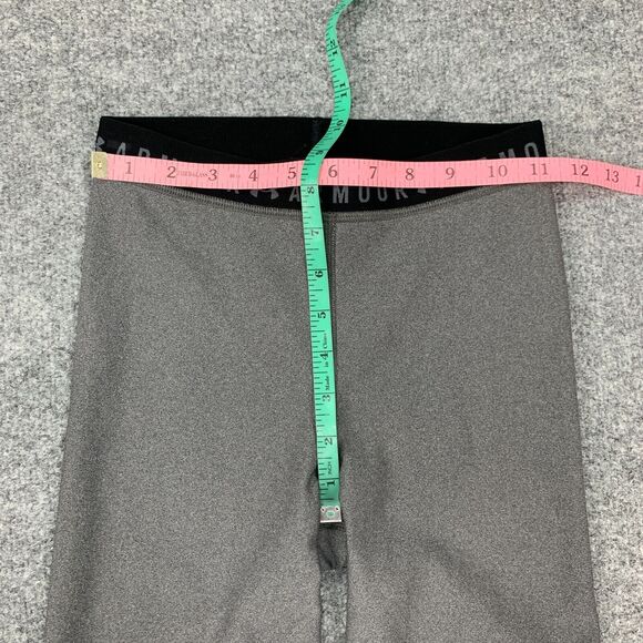 Under Armour Heatgear Bike Shorts Womens XS Extra Small Gray Compression Pull On - Picture 6 of 13